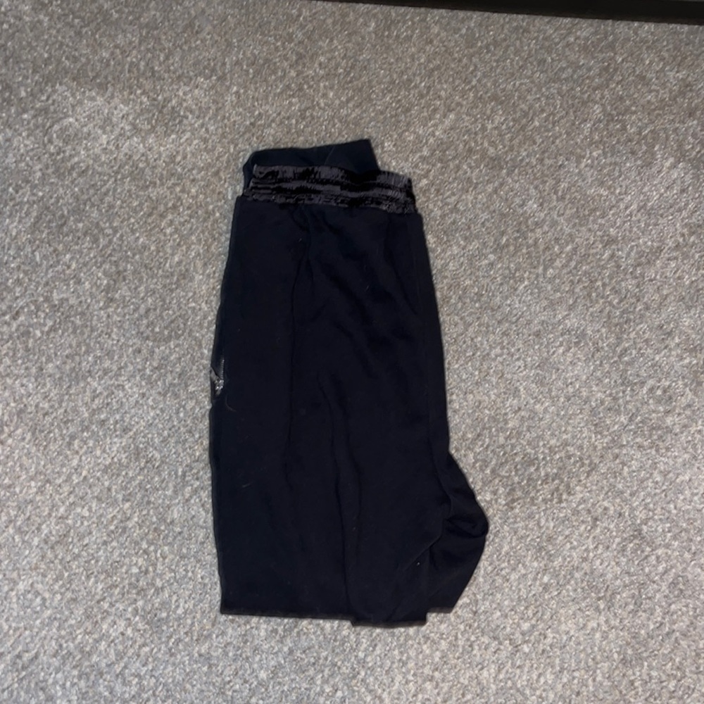 Large Black joggers